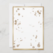 Elegant Pink Blush Floral Wedding Uitnodiging (Achterkant)