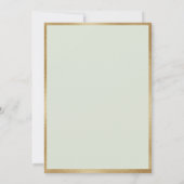 Elegant Pink Blush Gold Floral Weddenschap Kaart (Achterkant)