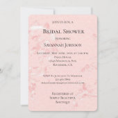 Elegant Pink Blush Pearl Vrijgezellenfeest Kaart (Voorkant)