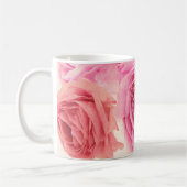 Elegant pink bouquets  koffiemok (Links)