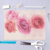 Elegant pink bouquets  tissuepapier (Craft)