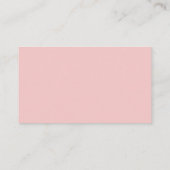 Elegant Pink Bow Baby shower Luier Raffle ticket Informatiekaartje (Achterkant)