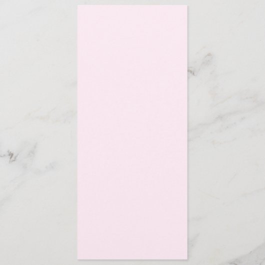 Elegant Pink Bow Menu (Achterkant)