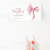 Elegant Pink Bow Quinceanera Spandoek (Insitu)