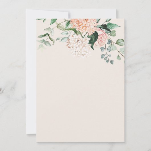 Elegant Pink Brunch en Bubble Vrijgezellenfeest In Kaart (Achterkant)