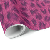 Elegant Pink Cheetah Animal Print Cadeaupapier (Rol Hoek)