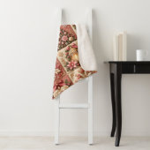 Elegant Pink Christmas Patchwork Blanket Sherpa Deken (In situ)