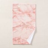 Elegant Pink Coral Marble Bad Handdoek (Handdoek)
