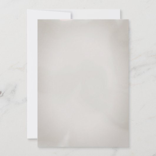 Elegant Pink Cream Floral Greenery 75th Birthday Kaart (Achterkant)