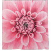 Elegant Pink Dahlia Artwork | Schoengordijn Douchegordijn (Voorkant)