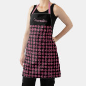 Elegant Pink Diamond Gem Girly Pattern Apron Schort (Insitu)
