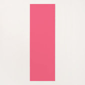 Elegant Pink Doe-patterned Christmas Yogamat (Achterkant)