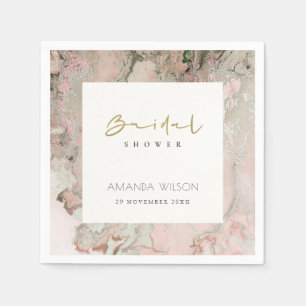 ELEGANT PINK DUSKY ROOS GOLD AGATE VRIJGEZELLENFEE SERVET