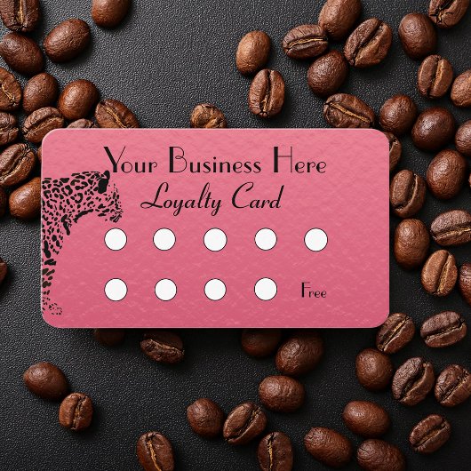 Elegant Pink en Black Jaguar Business Loyalty