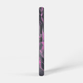 Elegant Pink en Black Marble Samsung Galaxy Hoesje (Rechterkant)