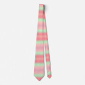 Elegant Pink en Green Ombre Stropdas (Voorkant)