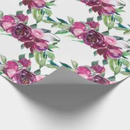 Elegant Pink Floral Baby Girl baby shower Invite Cadeaupapier