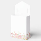  Elegant Pink Floral Baby Shower Bedankdoosjes (Geopend)
