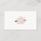 Elegant Pink Floral Datumavond ideeën. Datum jar Informatiekaartje (Achterkant)