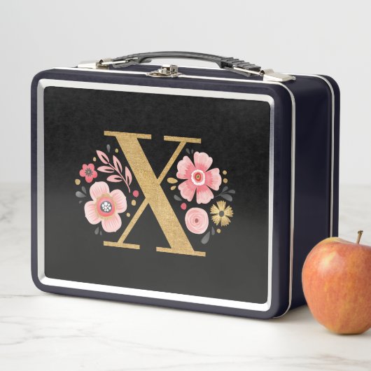 Elegant Pink Floral Monogram (In situ)