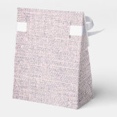 Elegant Pink Floral Paris Party Bedankdoosjes (Achterkant)