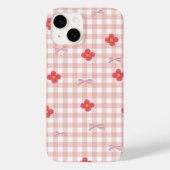 Elegant Pink Floral Phone Case (Achterkant)