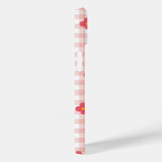 Elegant Pink Floral Phone Case (Achterkant / Rechts)