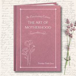 Elegant Pink Floral Storybook Mother’s Day Photo Kaart