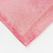 Elegant Pink Floral Waterverf Moeder mama Fleece Deken (Hoek)