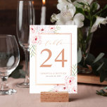 Elegant Pink Floral Waterverf Roos Gold Wedding Kaart<br><div class="desc">Waarom zou je niet overwegen om de hele stemming voor je grote dag te regelen met roze trouwuitnodigingen? Roze is de kleur van liefde en romance, dus het maakt de perfecte keuze voor je trouwkantoor. Deze roze waterverf floral bruiloft uitnodiging doet denken aan zachte bloemen, vreugde en liefde - alles...</div>