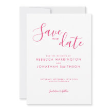 Elegant Pink Floral Waterverf Wedding