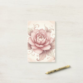 Elegant Pink Flower -- Spring Floral  Post-it® Notes