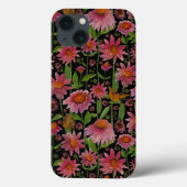 Elegant Pink Flowers Butterflies Patroon Case-Mate iPhone Case (Achterkant)