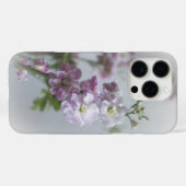 Elegant Pink Flowers Custom iPhone Case (Achterkant (horizontaal))