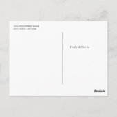 Elegant Pink Girls Baptism of Communauté Invitatio Briefkaart (Achterkant)