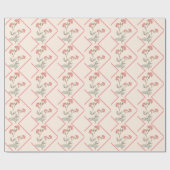 Elegant Pink Girly Abstract Cadeaupapier (Vlak)