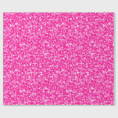 Elegant Pink Glitter Cadeaupapier (Vlak)