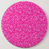 Elegant Pink Glitter Ronde Button 6,0 Cm (Voorkant)