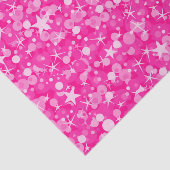 Elegant Pink Glitter Tissuepapier (Detail)