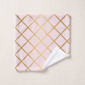 ELEGANT PINK GOLD 2 DIAMOND BATHROOM TOWEL SET BAD HANDDOEK (Wasdoekje)