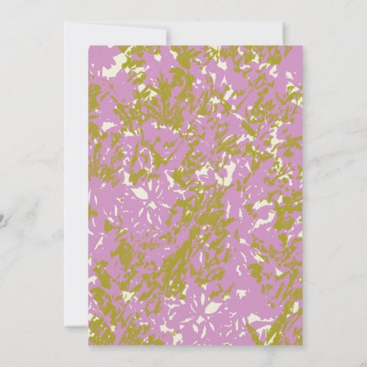 Elegant Pink Gold Lijst Weddenschap Kaart (Achterkant)