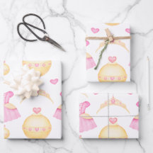 Elegant Pink & Gold Waterverf Princess Tiara