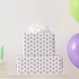 Elegant Pink Lavender Floral Sweet Pea Waterverf Cadeaupapier