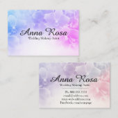 *~* Elegant Pink Lavender Flower Macro Foto Visitekaartje (Voorkant / Achterkant)