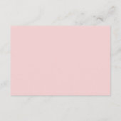 ELEGANT PINK NAVY CHERRY BLOSSOM FLORAAL RECEPT INFORMATIEKAARTJE (Achterkant)