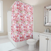 Elegant Pink Orchids Shower Curtain Douchegordijn (In situ)