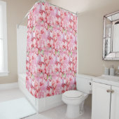 Elegant Pink Orchids Shower Curtain Douchegordijn (In situ)