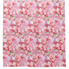 Elegant Pink Orchids Shower Curtain Douchegordijn