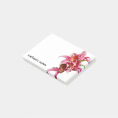Elegant Pink Oriental Lilies Post-it® Notes (Schuin)