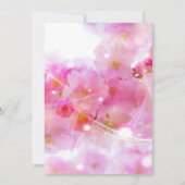 Elegant Pink Pastel Cherry Blossom Weddenschap Kaart (Voorkant)